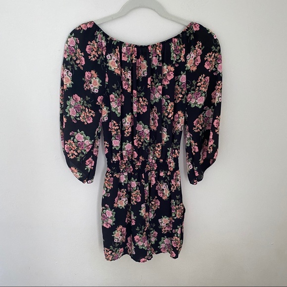 Rainbow Smocked Romper with Pockets - Picture 4 of 4